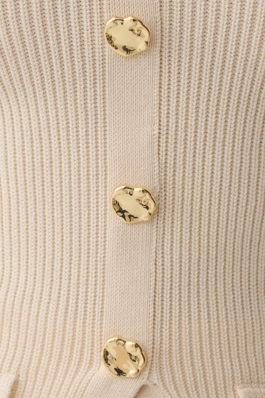 Suzie Ribbed Long Sleeve Longline Top - Ivory