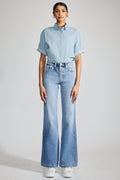 Women's Premier High Rise Holly Flare Jeans - Light Wash