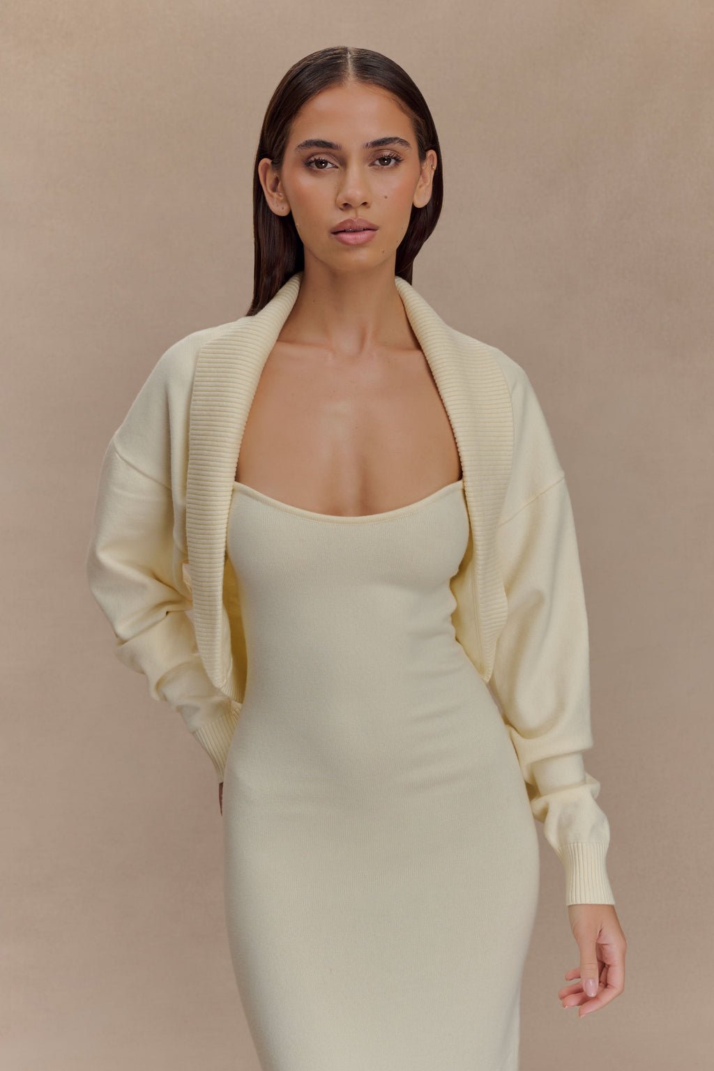 Kingston Knit Maxi Dress - Ivory