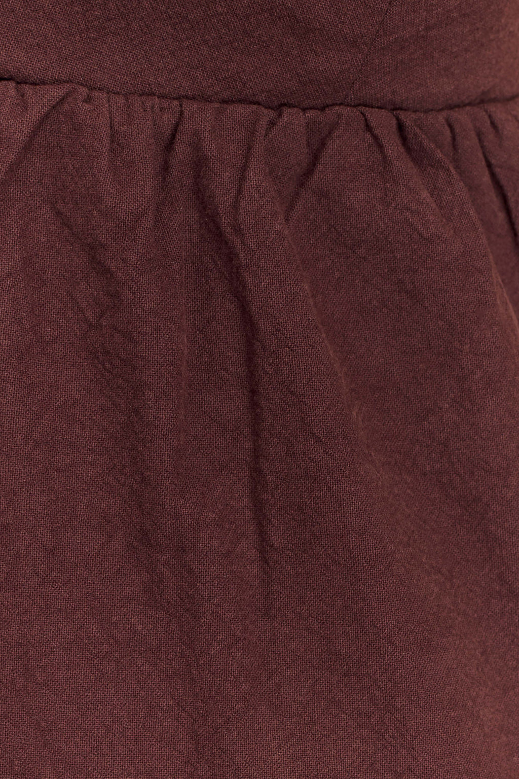 Janayia Cotton Beaded Top - Dark Espresso