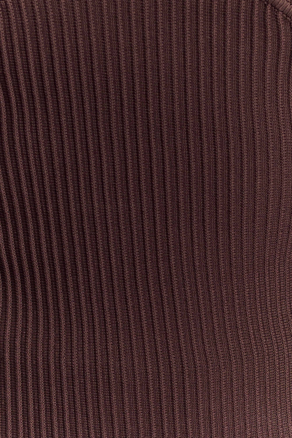 Elodie Strapless Cupped Knit Top - Chocolate