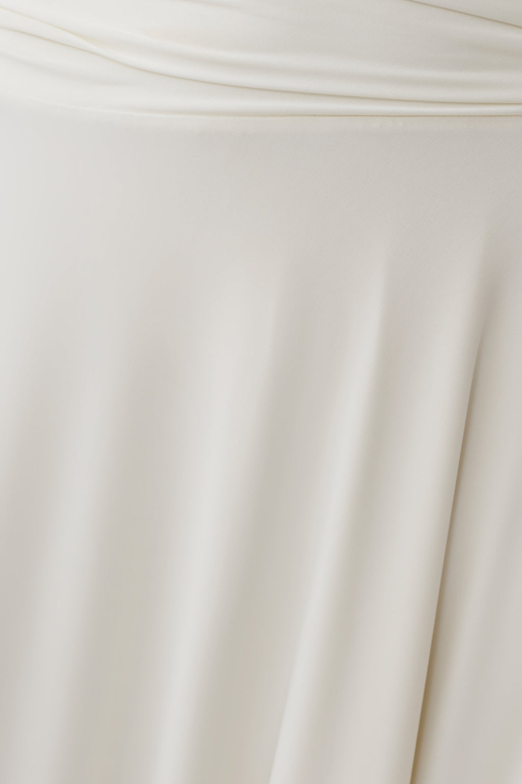Luu Slinky Midi Skirt - Ivory