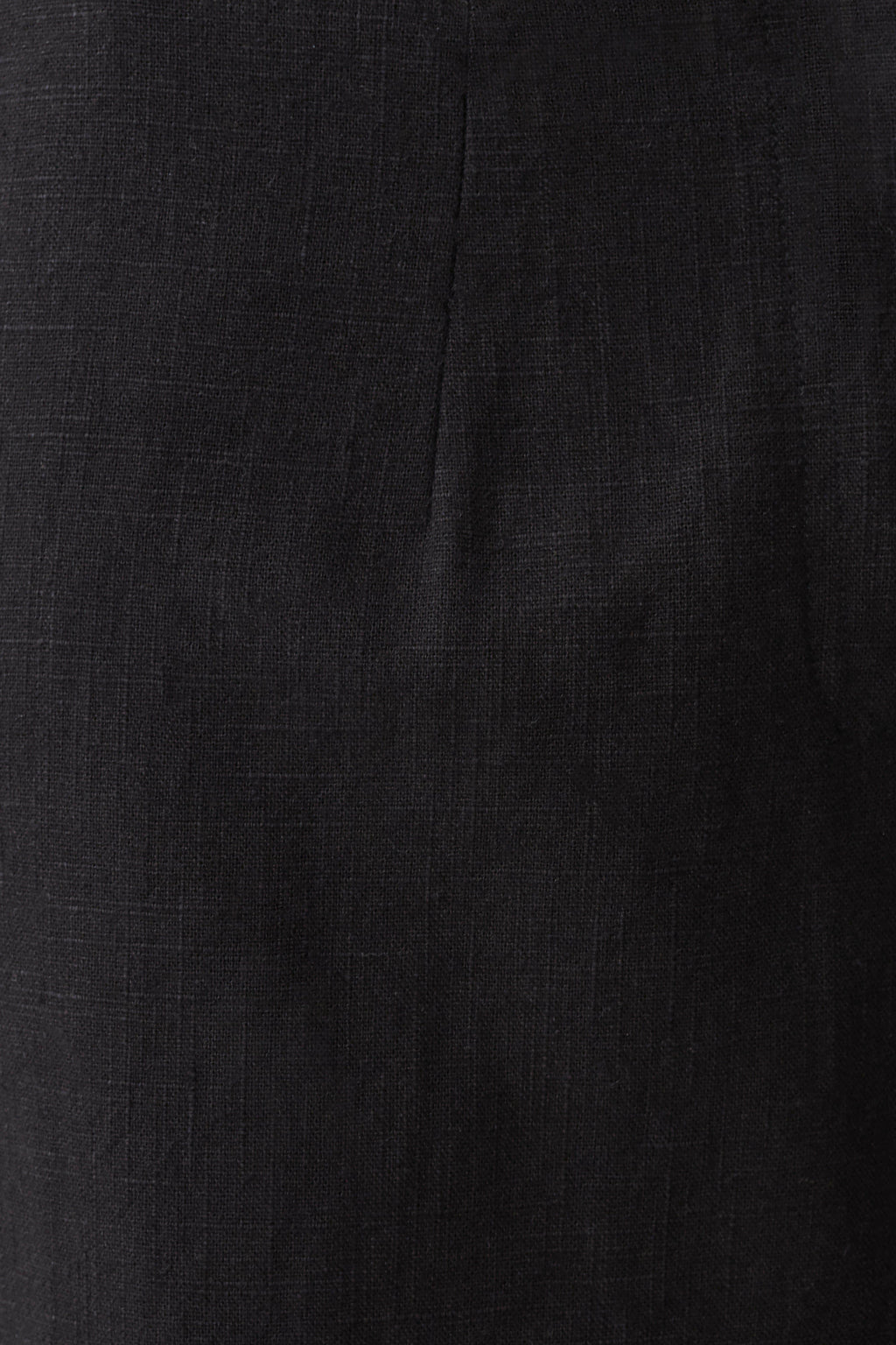 Brielle Straight Leg Linen Pant - Black
