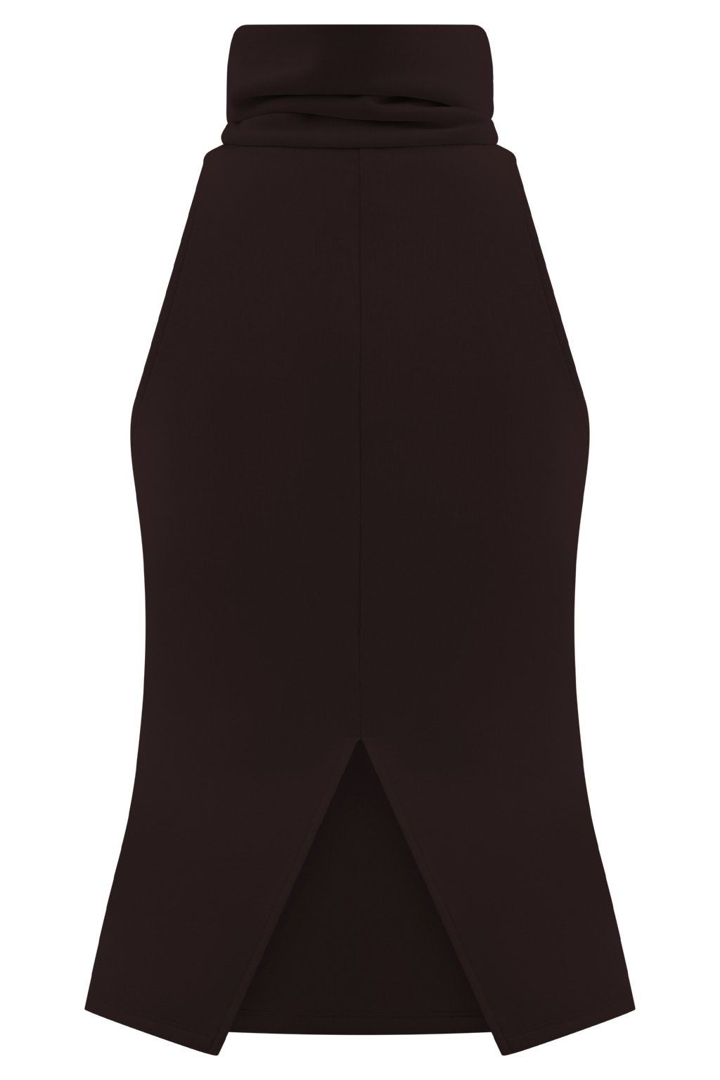 Birdie High Neck Sleeveless Top - Chocolate