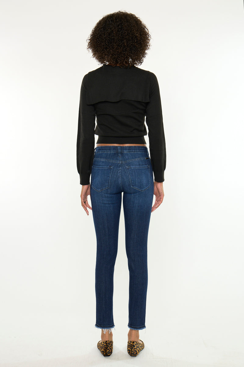 Women's Mid Rise Ankle Skinny Jeans - view 6