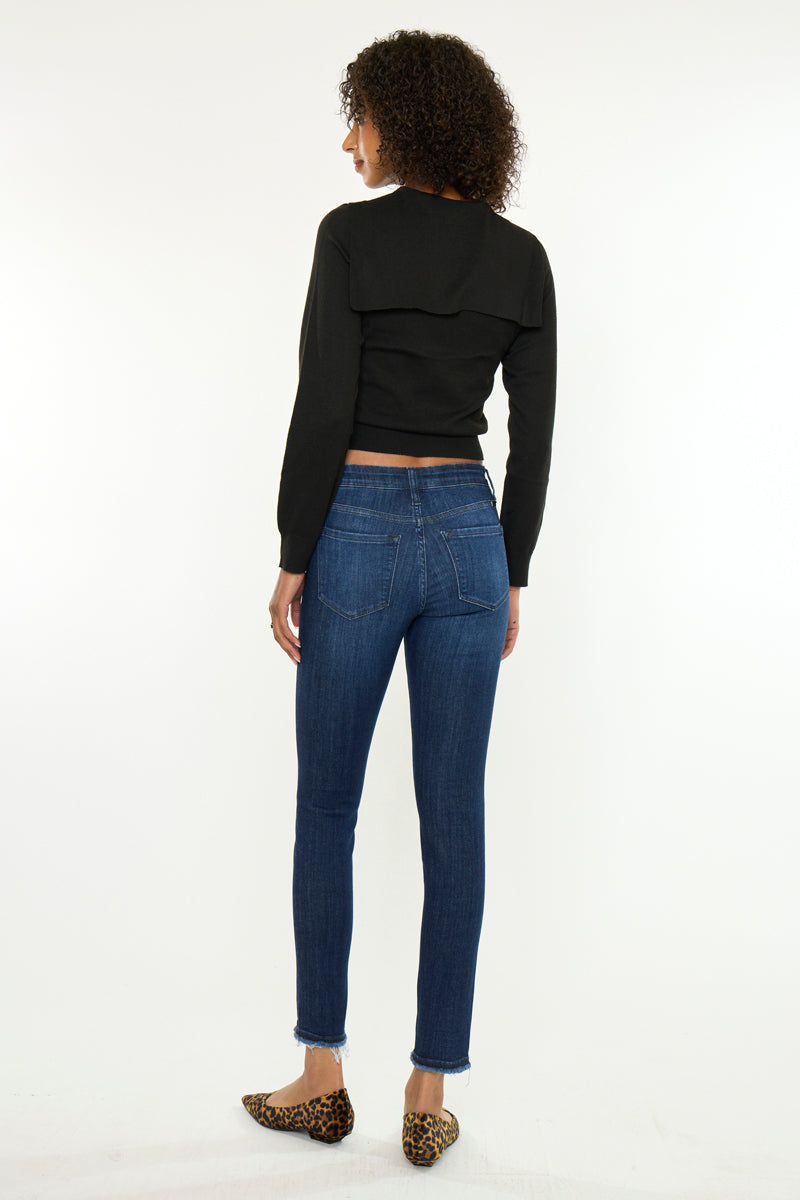 Women's Mid Rise Ankle Skinny Jeans - view 2