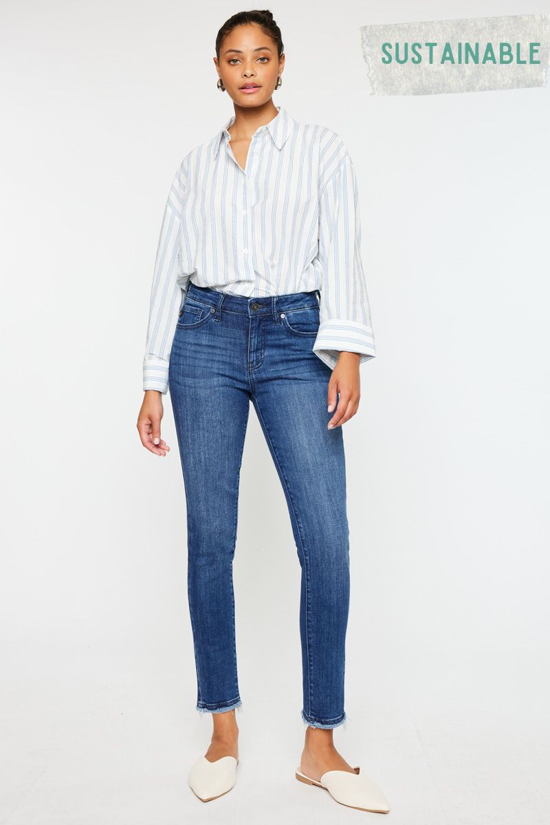 Women's Mid Rise Ankle Skinny Jeans - view 14