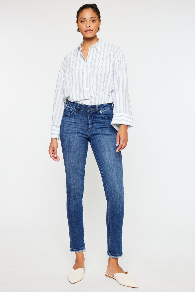 Women's Mid Rise Ankle Skinny Jeans - view 17
