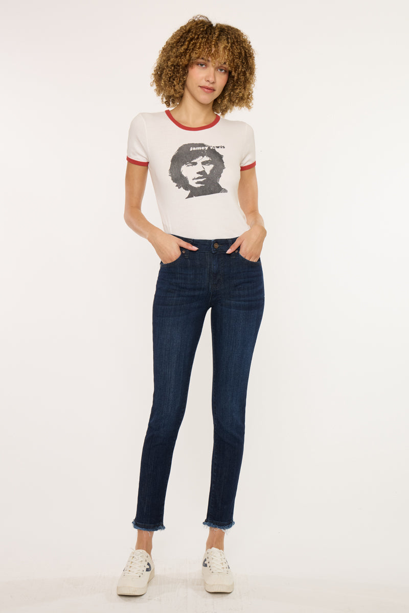 Women's Mid Rise Ankle Skinny Jeans - view 9
