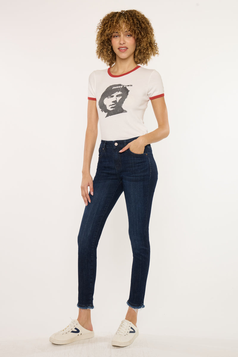 Women's Mid Rise Ankle Skinny Jeans - view 10