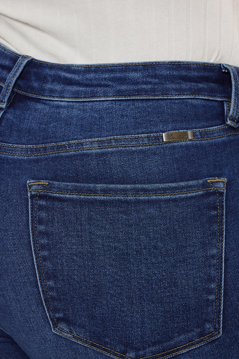 Plus Size Women's High Rise Slim Straight Jeans - view 15