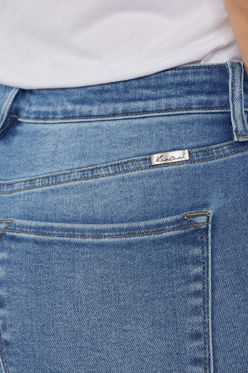 Plus Size Women's High Rise Slim Straight Jeans - view 5