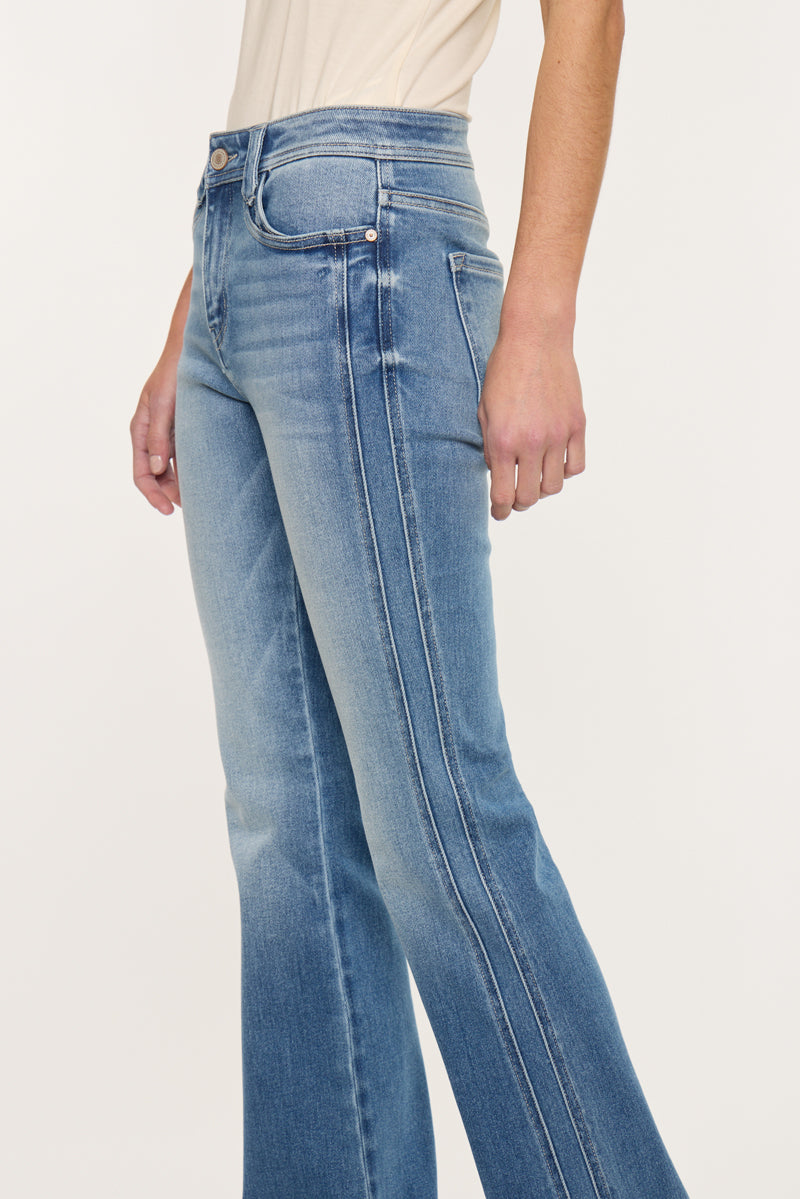 Women's Mid Rise Bootcut Jeans - Medium Dark - view 4