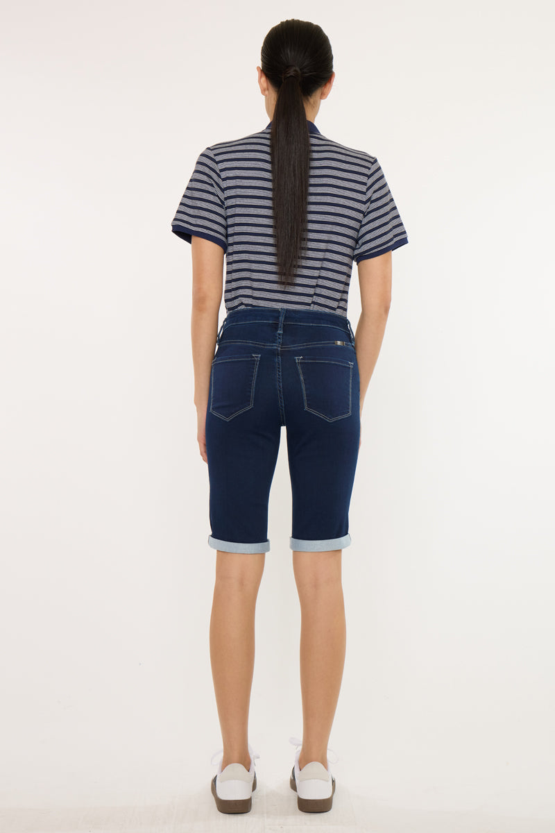 Women's Mid Rise Bermuda Denim Shorts - view 7