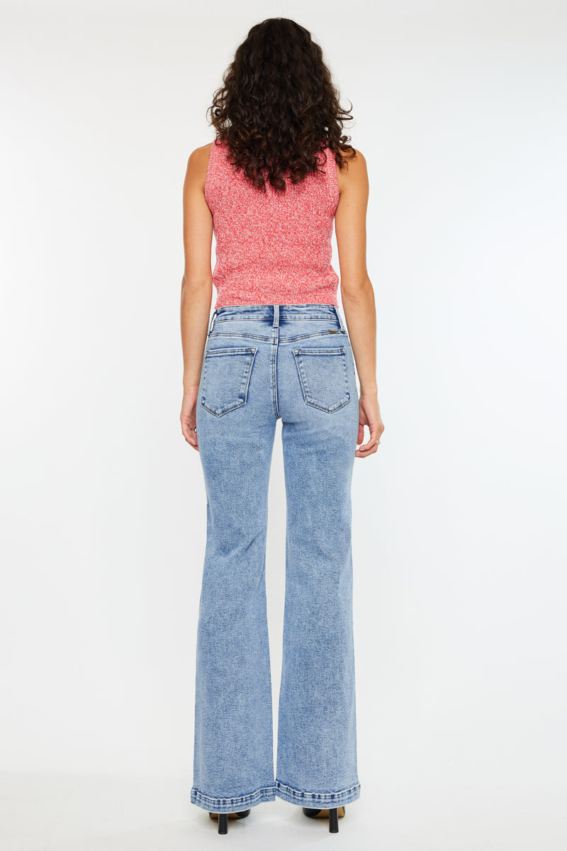 Women's High Rise Wide Flare Jeans - view 13