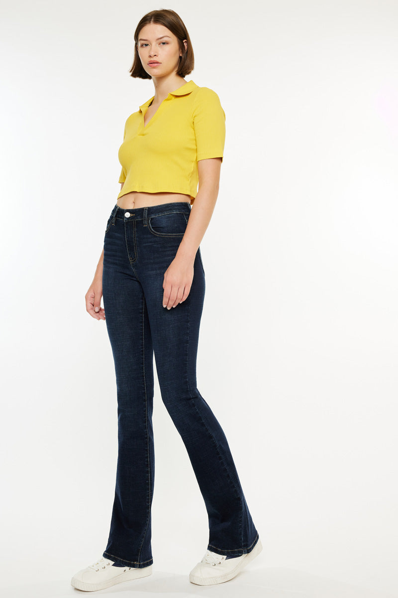 Women's High Rise Bootcut Jeans - Dark Wash - Dark Wash - view 5