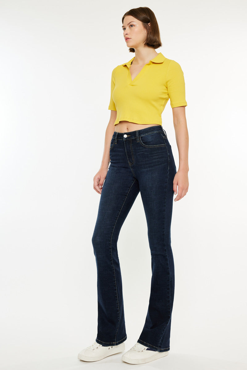 Women's High Rise Bootcut Jeans - Dark Wash - Dark Wash - view 4