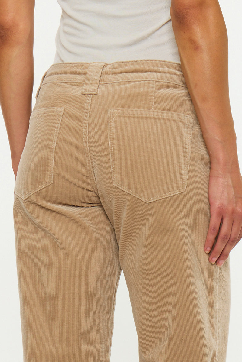 Women's Low Rise Loose Straight Jeans - Tan - view 8