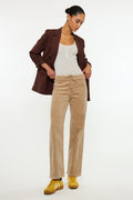 Women's Low Rise Loose Straight Jeans - Tan