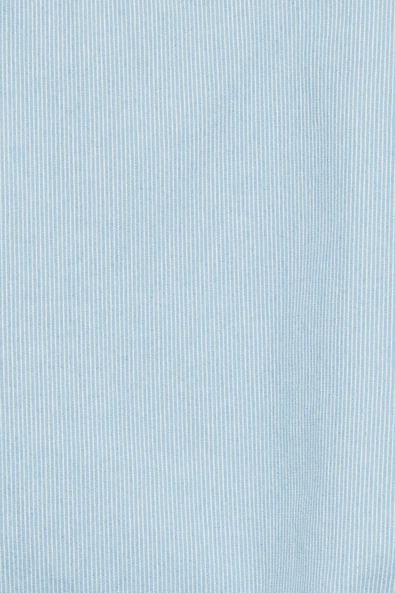 Women's Loose Fit Denim Shirt - Light Wash - view 8