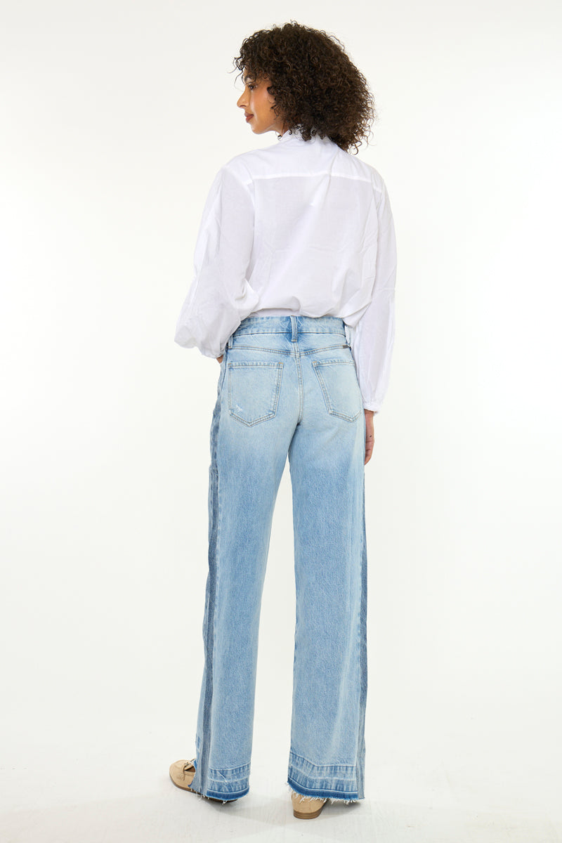Women's High Rise Wide Leg Jeans - Medium Wash - Medium Wash - view 2
