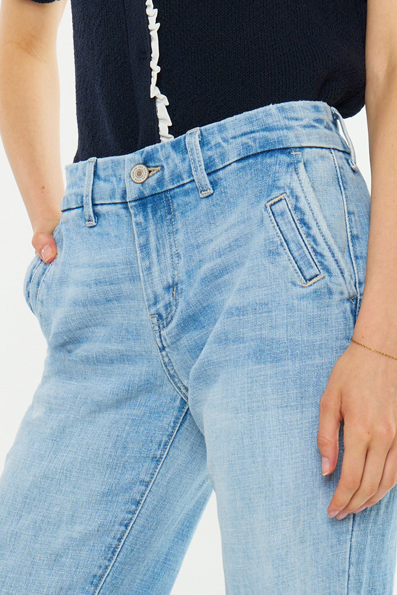 Women's Low Rise Bootcut Jeans - Medium Light - view 5