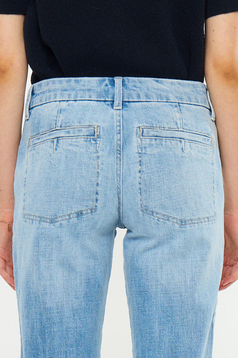 Women's Low Rise Bootcut Jeans - Medium Light - view 6