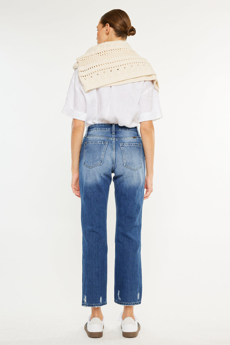 Women's High Rise Slim Straight Jeans - view 13