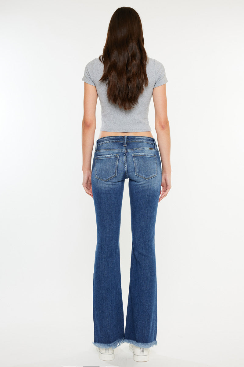 Women's Low Rise Baby Bootcut Jeans - Medium Wash - view 2