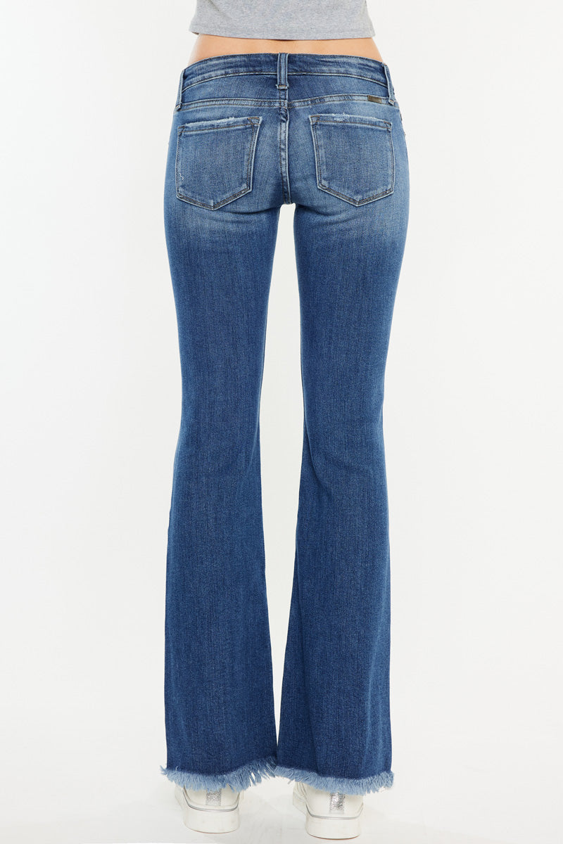 Women's Low Rise Baby Bootcut Jeans - Medium Wash - view 6