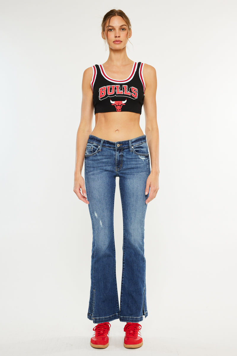 Women's Low Rise Bootcut Jeans - Medium Wash - view 5