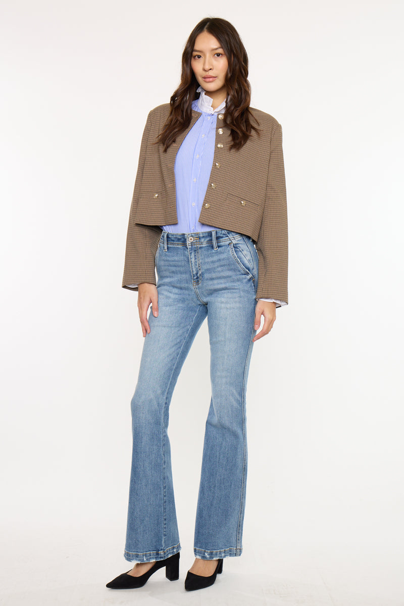 Women's High Rise Flare Jeans - view 6