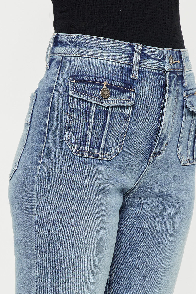 Women's High Rise Bootcut Jeans - Medium Wash - Medium Wash - view 6