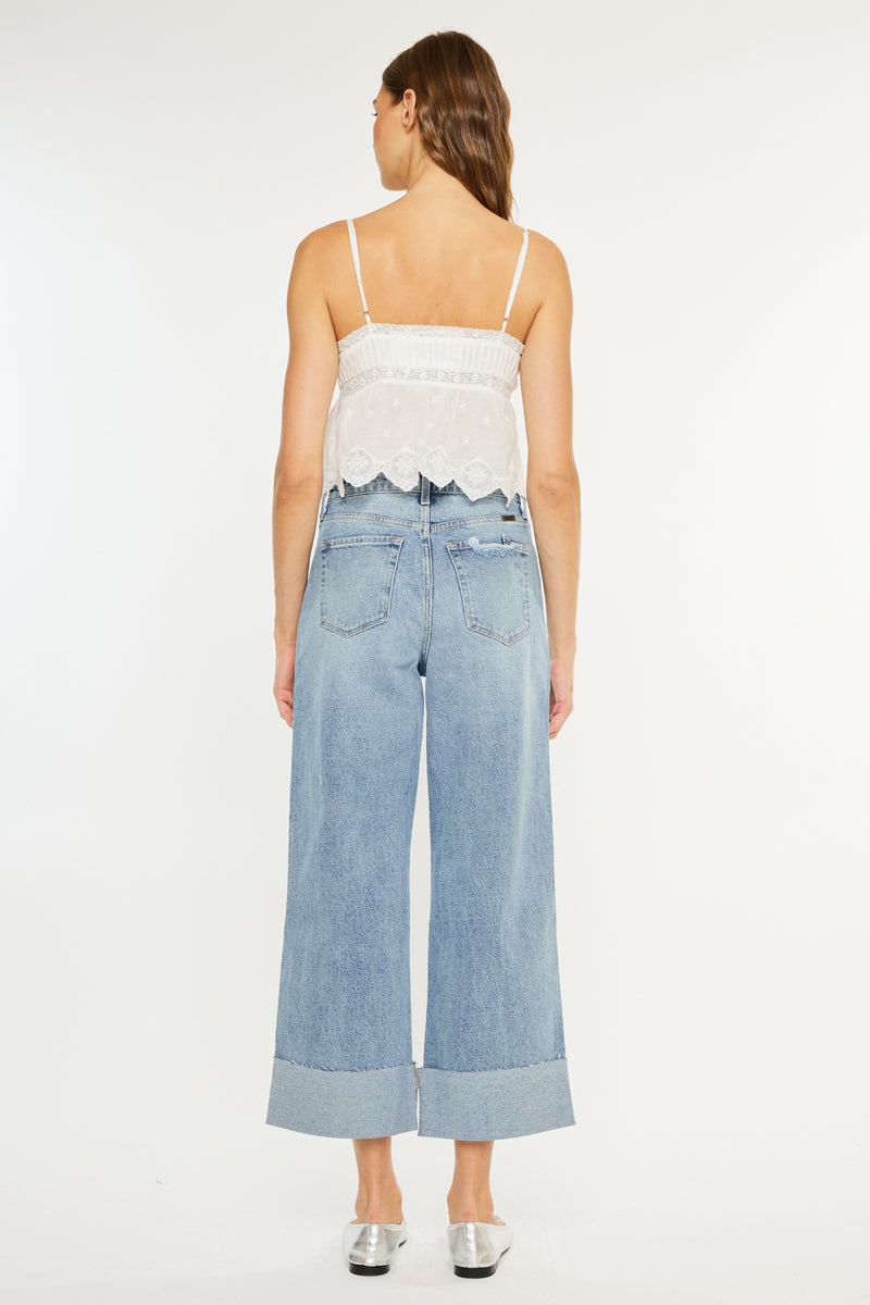 Women's 90s Crop Wide Leg Jeans - view 6