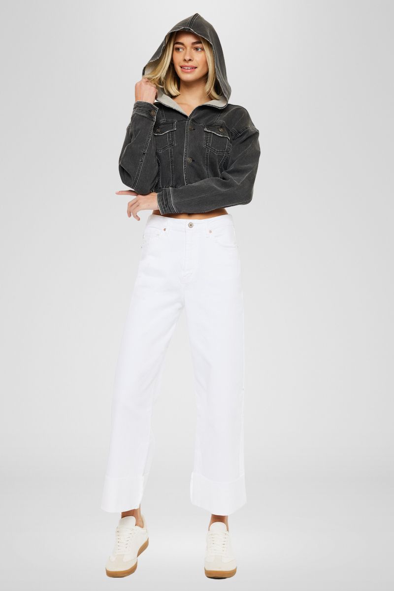 Women's 90s Crop Wide Leg Jeans - view 7