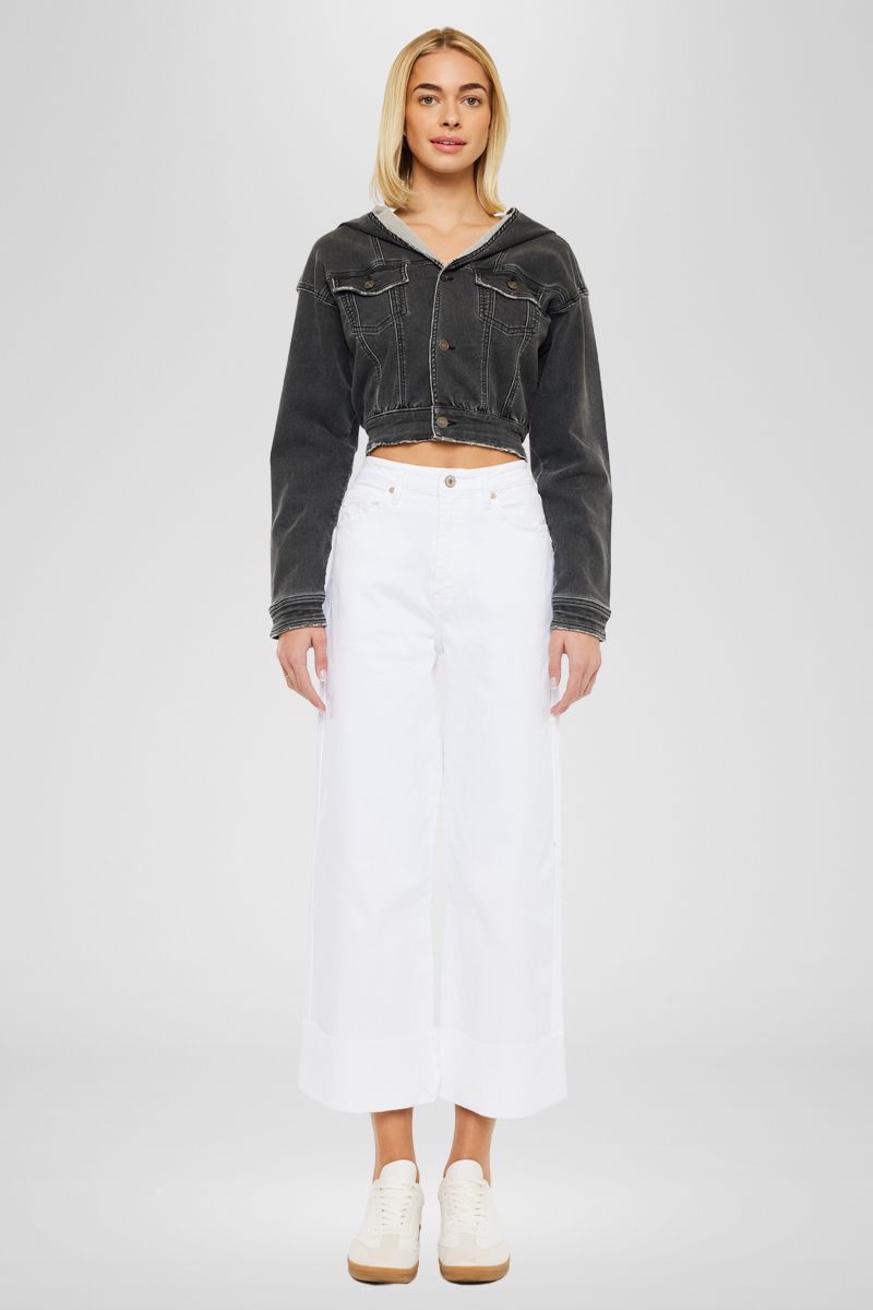 Women's 90s Crop Wide Leg Jeans - view 9
