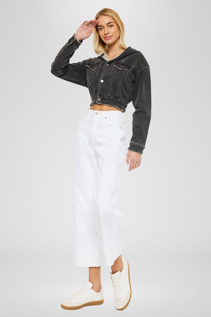 Women's 90s Crop Wide Leg Jeans - view 12
