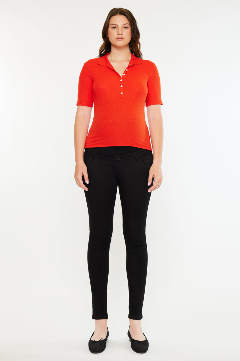 Women's Maternity Super Skinny Jeans - Medium Wash