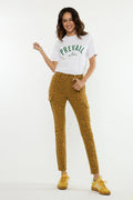 Women's High Rise Super Skinny Jeans - Brown
