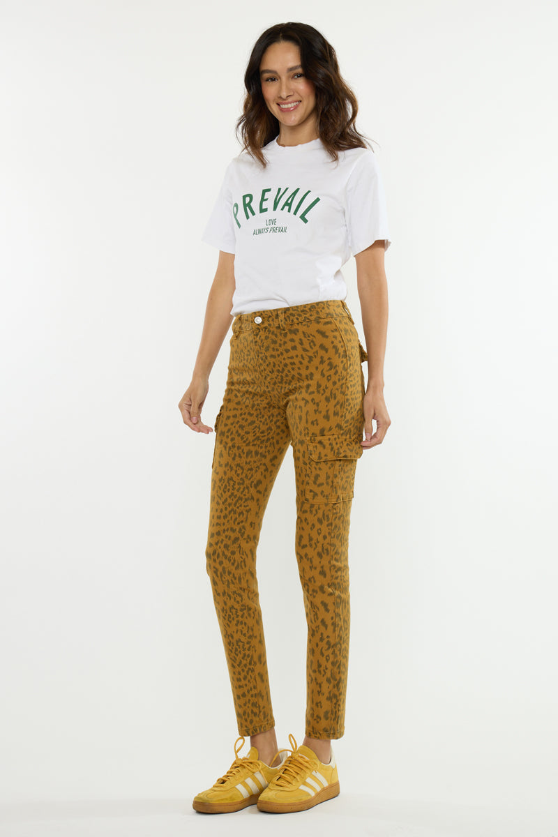 Women's High Rise Super Skinny Jeans - Brown - view 3