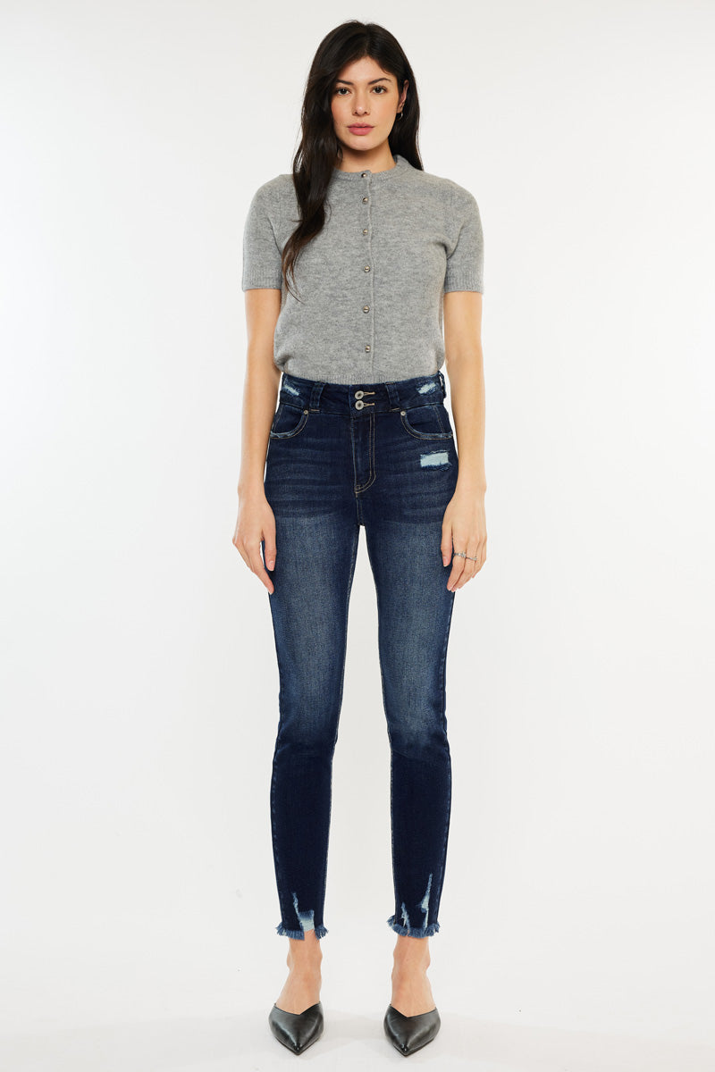Women's High Rise Ankle Skinny Jeans