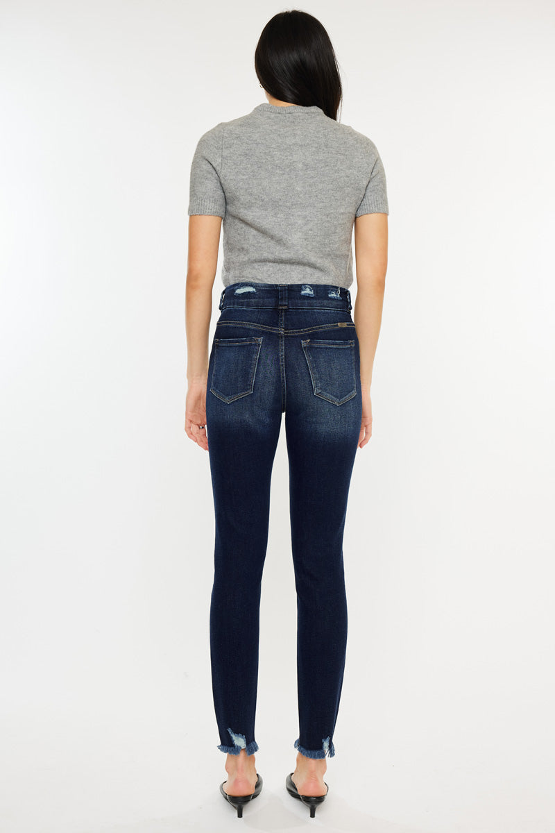 Women's High Rise Ankle Skinny Jeans - view 2