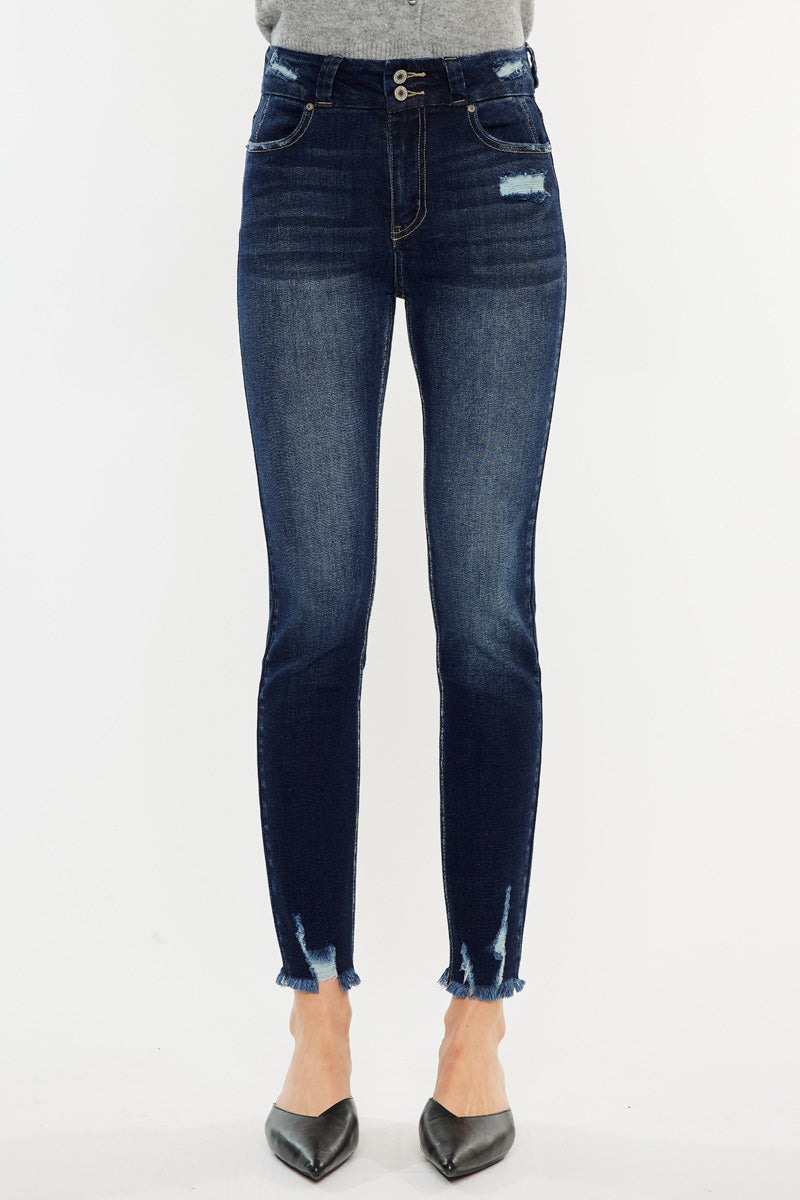 Women's High Rise Ankle Skinny Jeans - view 6