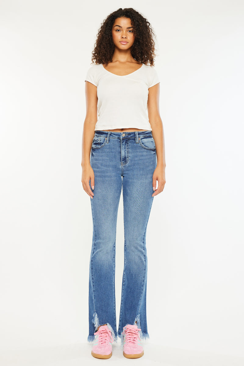 Women's High Rise Bootcut Jeans - Medium Wash - view 3