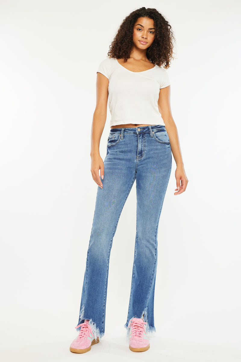 Women's High Rise Bootcut Jeans - Medium Wash - view 5