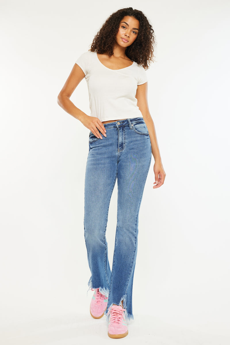 Women's High Rise Bootcut Jeans - Medium Wash - view 4