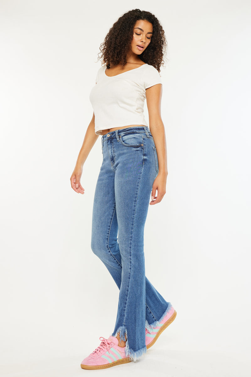 Women's High Rise Bootcut Jeans - Medium Wash - view 7