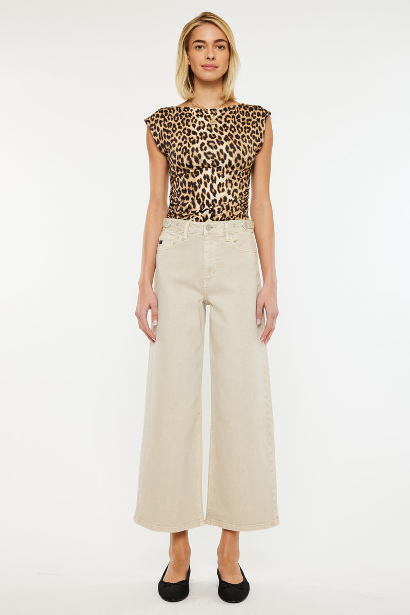 Women's Ultra High Rise Crop Wide Leg Jeans - view 12