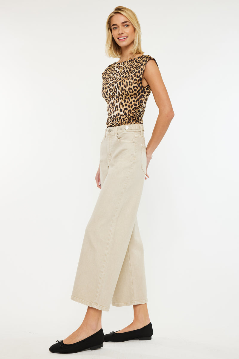 Women's Ultra High Rise Crop Wide Leg Jeans - view 11
