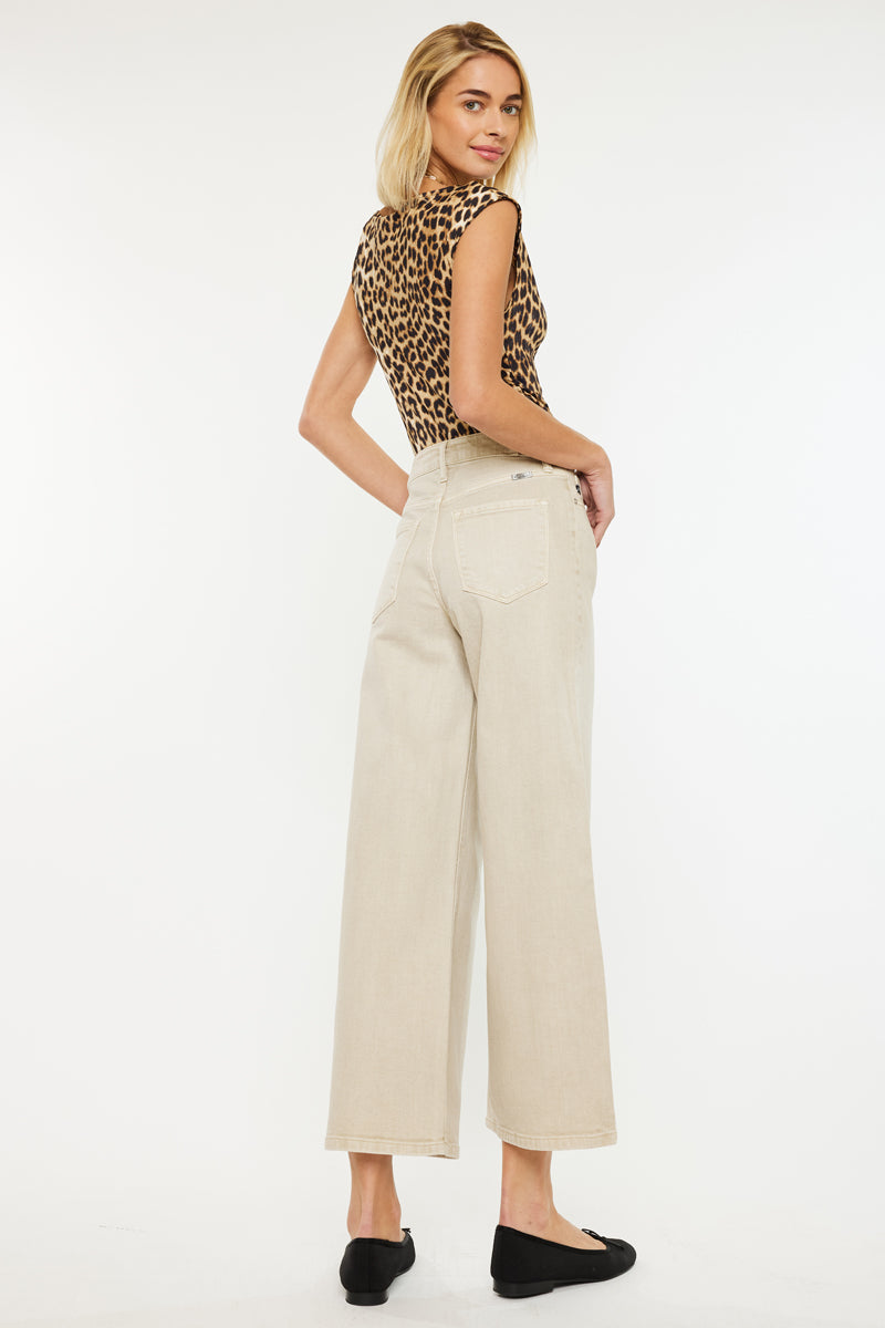 Women's Ultra High Rise Crop Wide Leg Jeans - view 8